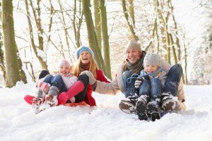 Familia na Neve